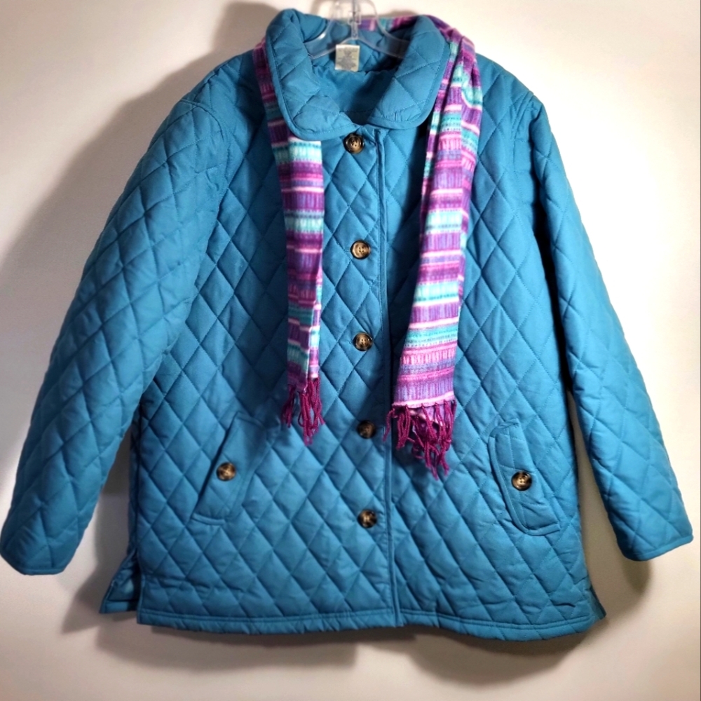 Blair button up quilted heavyweight coat women's PXL #2492